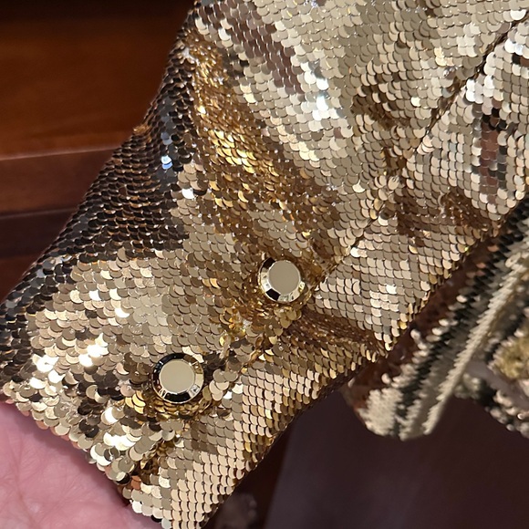 Just B Shimmering Gold Sequin Blazer - Picture 7 of 7